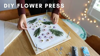 DIY Flower Press » A cosy & crafty spring vlog 🌸 (silent vlog/asmr)