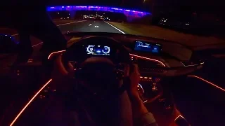 2019 BMW i8 Roadster | POV NIGHT DRIVE | Ambient Lighting by AutoTopNL