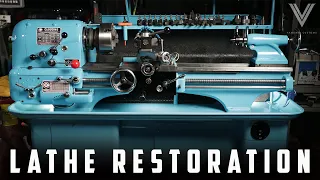 CRAZY Lathe Restoration (Clausing Colchester)