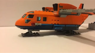 LEGO CITY: Arctic supply plane - toy delivery stop motion