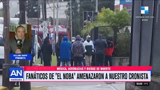 Fanáticos de "El Noba" AMENAZARON a los cronistas de #AméricaNoticiasMediodía