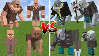 VILLAGER vs ILLAGER AT EVERY AGE | Minecraft Mob Battle