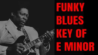 Funky E Minor Blues Jam | GUITAR BACKING TRACK (E Minor)