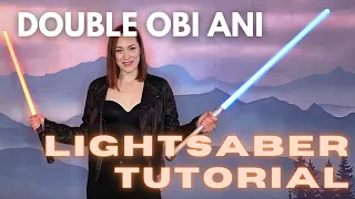 Double ObiAni -  LIGHTSABER TUTORIAL / STAFF SPINNING TUTORIAL | Michelle C. Smith