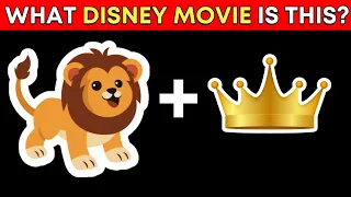 Guess the Disney Movie By Emoji Challenge