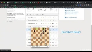 Buchholz | Sonneborn-Berger | How are Tiebreaks calculated in chess tournaments?