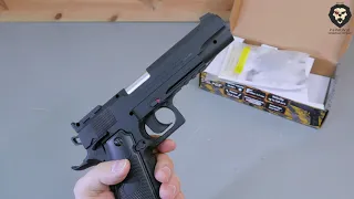 Пневматический пистолет Stalker S1911T (Colt 1911) видео обзор 4k