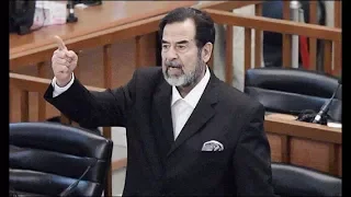 مقاطع نادرة مجمعة لمحاكمة الرئيس صدام حسين
