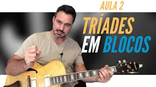 Resumo das tríades em blocos (guitarra 1)