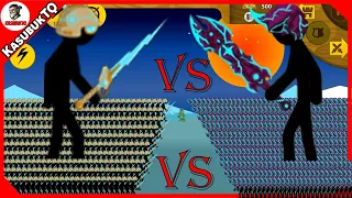 HACK SUMMON X99999 SWORDSMAN PLASMA VS SWORDSMAN VOTATIC X99999 ICONS | STICK WAR LEGACY - KASUBUKTQ