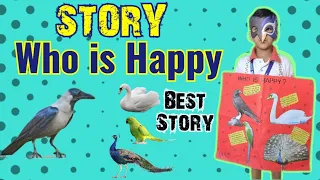 Who is Happy ! Kids competition story ! Story | Best Story | #story #kidsstoryteller #viral #stories