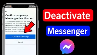 How to Deactivate Messenger | Deactivate Messenger Account | How to Deactivate Facebook Messenger