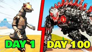 I Survived 100 Days in Kaiju Universe ROBLOX