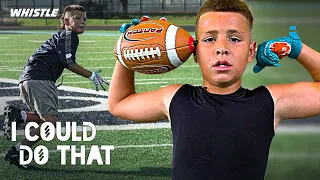 9-Year-Old BEAST Baby Gronk DOMINATES NFL Drills! 🔥