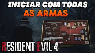 Como Iniciar Resident Evil 4 Remake Com Todas Armas Outra Vez