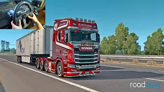 volvo FH16 | long logistics gameplay | euro truck simulator 2 | ets2 | roadrace |