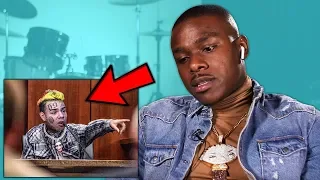 DaBaby Reacts To 6ix9ine Snitching LIVE In Court...