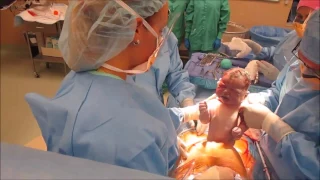 Gentle C-Section Live Birth | Growing Humans Family Vlog