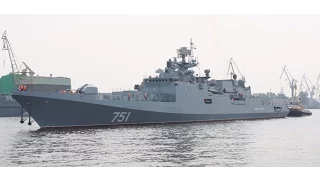 2016-07-24 - Приход фрегата "Адмирал Эссен" пр 11356 в Санкт-Петербург