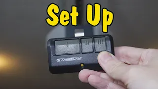 How to Program A Remote for a Chamberlain LiftMaster Craftsman Garage Door Opener | Setup Process