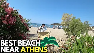 THE BEST BEACH NEAR ATHENS?! 🏝🇬🇷