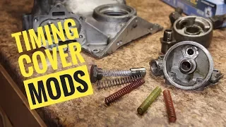 Buick Timing Cover/Oil pump. How it works and some modifications.