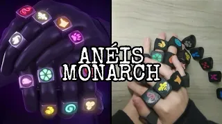 FIZ OS ANÉIS DO MONARCH✨