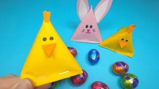 Easter Chick Treat Box | DIY Easter Gift Box | Easter Craft for Kids