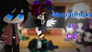Demon Slayer reagindo a Giyuu Tomioka as C.C