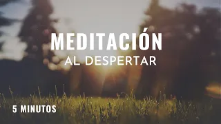 Meditación por la mañana 🌺 5 minutos de meditación al despertar