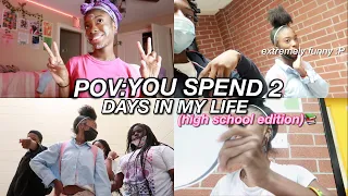 SCHOOL DAY IN MY LIFE*VLOG*..HIGHSCHOOL GRWM + HIGHSCHOOL VLOG 2021