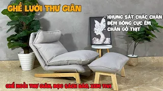 Ghế thư giãn kiểu nhật, ghế lười thư giãn chất liệu cao cấp, ghế đọc sách ngồi nghỉ ngơi