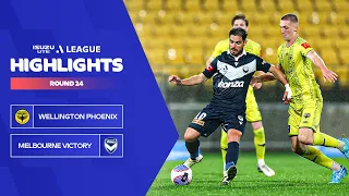 Wellington Phoenix v Melbourne Victory - Highlights | Isuzu UTE A-League 2023-24 | Round 24