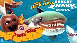 Midget Apple Plays - Hungry Shark World!