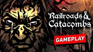 RAILROADS & CATACOMBS - Gameplay PC / Dungeon Crawler, Deck Builder, Roguelike