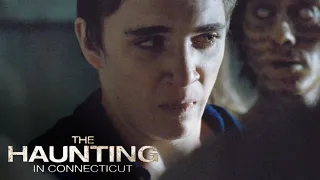 Matt Is Surrounded By Carved Bodies | The Haunting in Connecticut