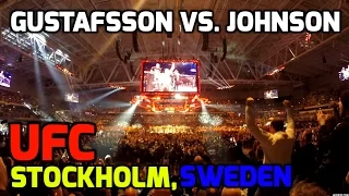 UFC Stockholm Sweden : Gustafsson vs. Johnson Walkout + Bruce Buffer GoPro Hero 3