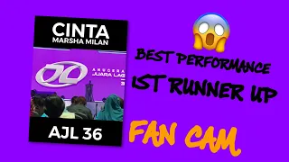 CINTA (#AJL36) - @MarshaMilanTV (FAN CAM | AUDIENCE VIEW)