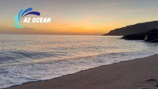 Mediterranean Sunrise: 4K Ocean Recording and Relaxing Piano 🌅 Serenity and Peace | AZ Ocean Waves