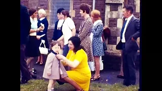 A Christening In The 1970s From An 8mm Home Cine Film