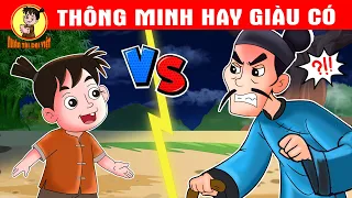 THÔNG MINH HAY GIÀU CÓ - Nhân Tài Đại Việt - Phim hoạt hình - Truyện Cổ Tích Việt Nam | Xưởng Phim