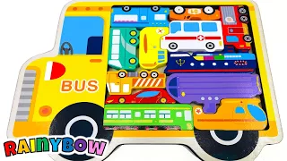 Best Learn Vehicles, Numbers & Shapes with Preschool Toy Learning Puzzle