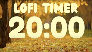 20 Minute Timer with Falling Leaves 🍂 #timer #countdowntimer #relax