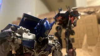 Optimus prime vs sentinel prime stopmotion