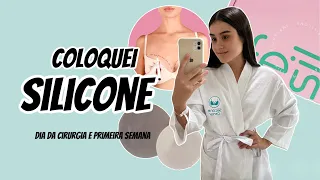 Meu silicone: VLOG • Dia da cirurgia + Primeira semana