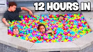 LAST TO LEAVE BALL PIT HOT TUB WINS IPHONE 11 PRO MAX - CHALLENGE!