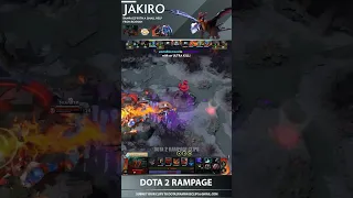 Jakiro Rampage with Small Help from Roshan #dota2 #dota2shorts #dotawtf