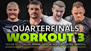 Taylor Self vs The World | CrossFit Born Primitive Quarterfinals | Test 2 (QF Workout 3)