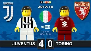 Juventus Torino 4-0 • Derby Serie A (23/09/2017) highlights sintesi Juve Toro Lego Calcio 2017/18