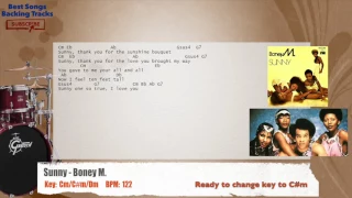 🥁 Sunny - Boney M. Drums Backing Track with chords and lyrics